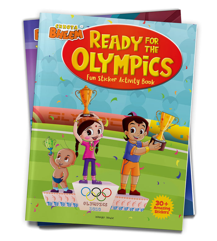 Chhota Bheem - Ready for the Olympics : Fun Sticker Activity Book by Wonder House Books - Paperback cover