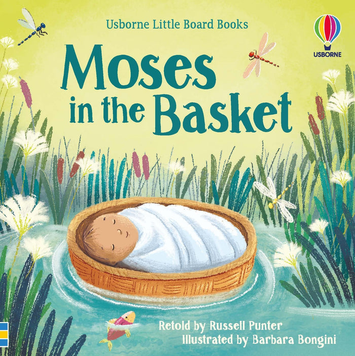 Moses in the basket - Board Book cover