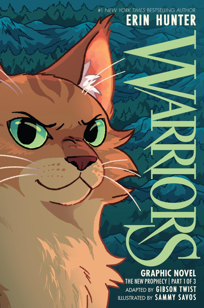 Warriors Graphic Novel: The New Prophecy, Part One of Three: A Full-Color Graphic Novel Adaptation of the Warriors Cats Series by Erin Hunter - Paperback cover
