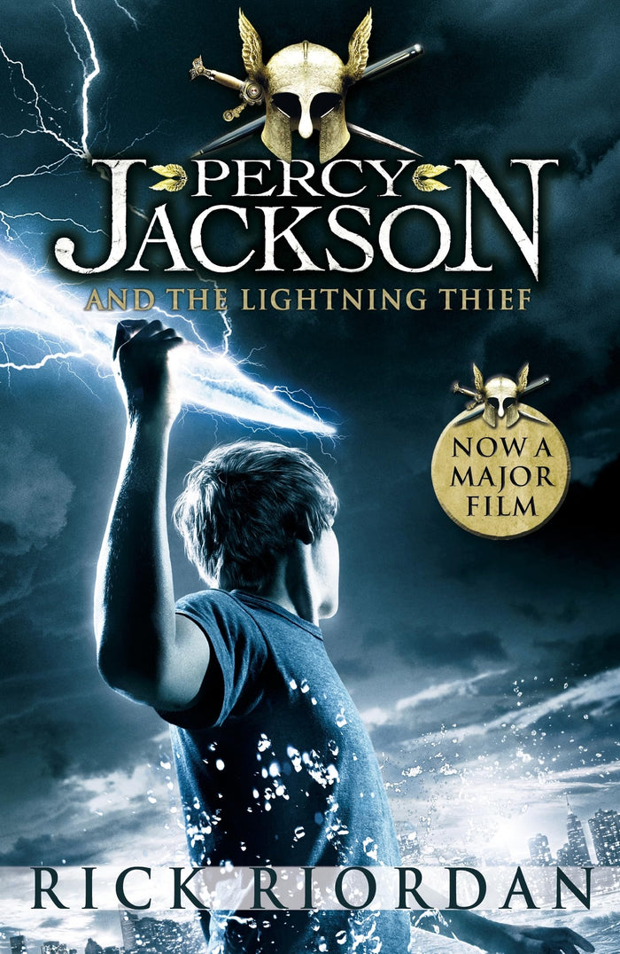 Percy Jackson and the Lightning Thief by Rick Riordan - Paperback cover