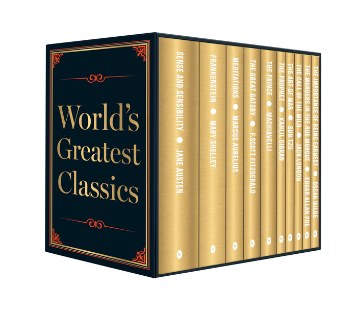 The World's Greatest Classics (Call of the Wild; Frankenstein; The Art of War; The Great Gatsby; Sense and Sensibility; The Importance of Being Earnest) by Sun Tzu - Paperback cover