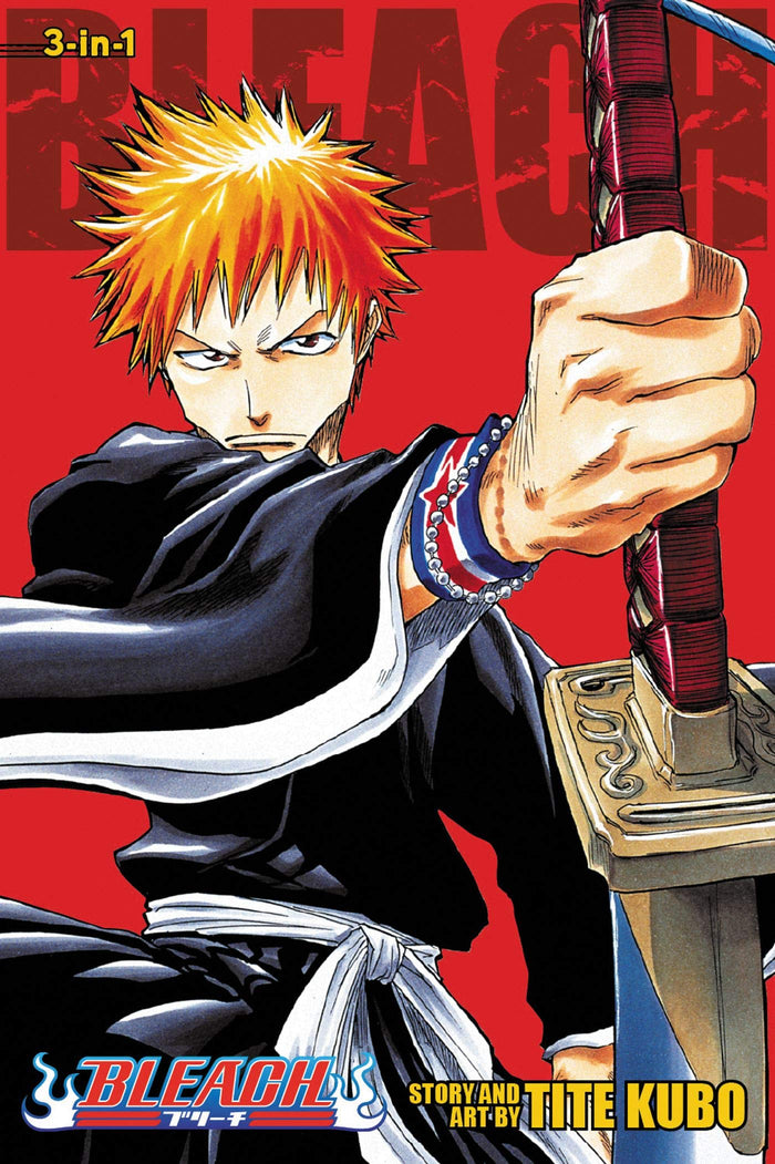 Bleach (3-in-1 Edition), Vol. 1: Includes vols. 1, 2 & 3 by Tite Kubo - Paperback cover