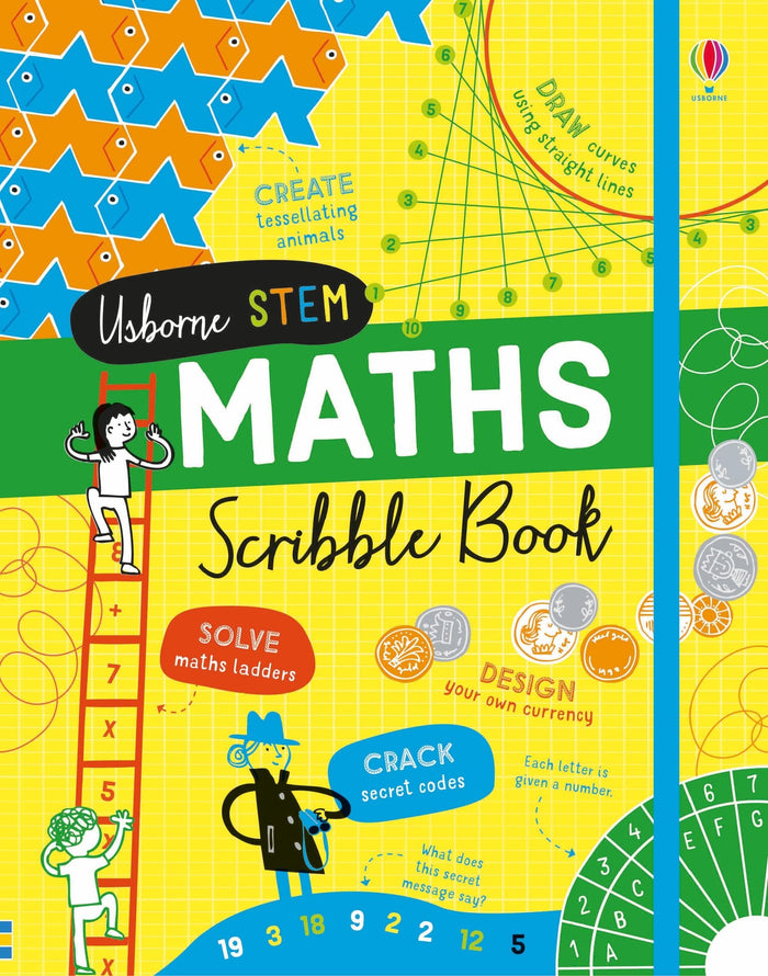 Maths Scribble Book by Alice James - Hardcover cover