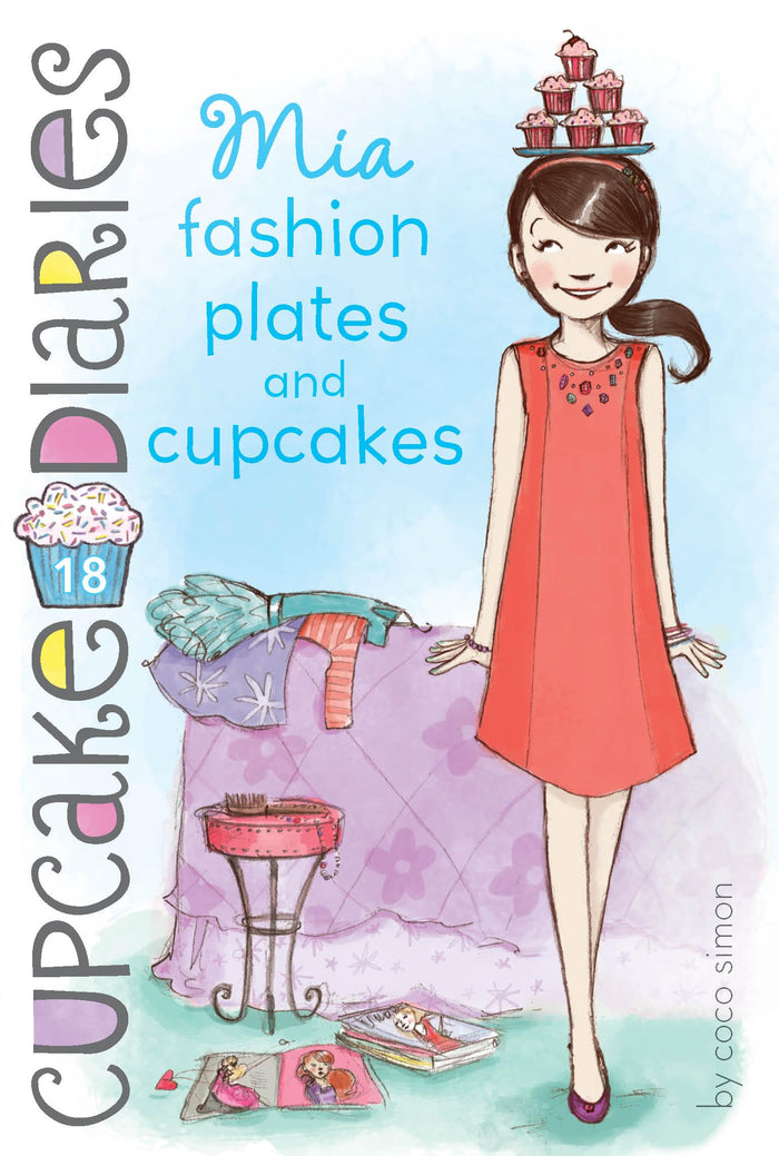 Mia Fashion Plates and Cupcakes (Cupcake Diaries) by Coco Simon - Paperback cover