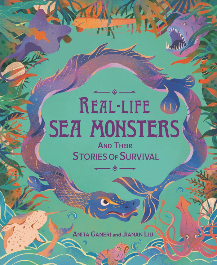 Wayland Real-life Sea Monsters and their Stories of Survival (Real-life Monsters). by Anita Ganeri - Paperback cover
