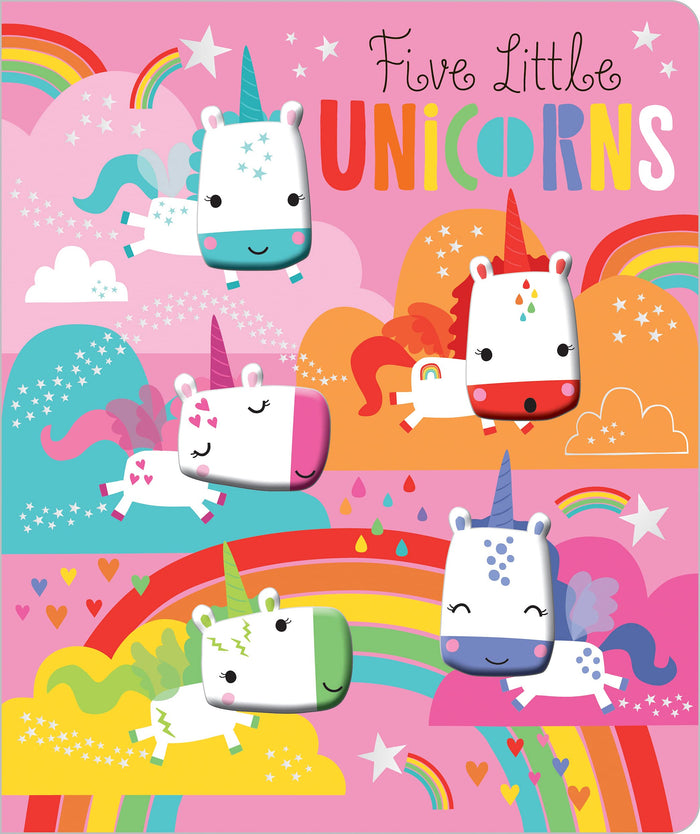 Five Little Unicorns BOARD by Christie Hainsby - Board Book cover
