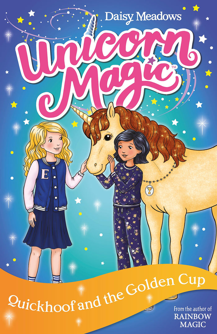 Unicorn Magic: Quickhoof and the Golden Cup: Series 3 Book 1 by Daisy Meadows - Paperback cover