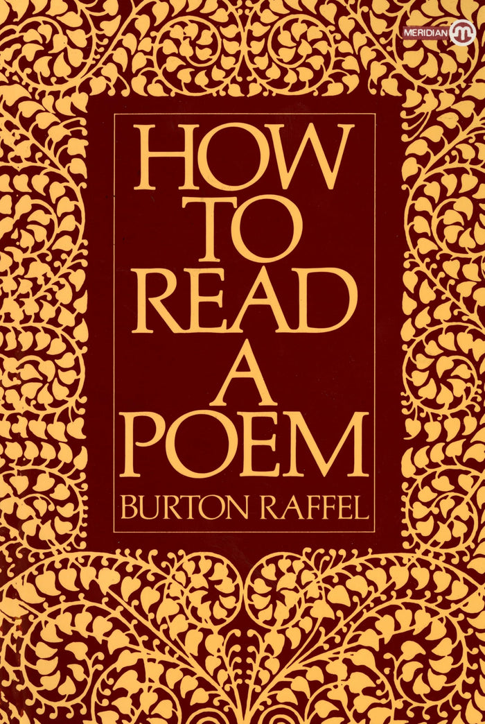 How to Read a Poem by Burton Raffel - Paperback cover