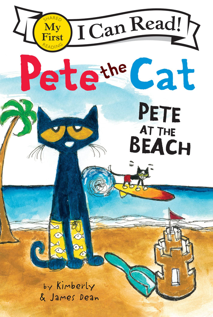 Pete the Cat: Pete at the Beach: A Fun Summer Story for Children (Ages 4-8) (My First I Can Read) by Kimberly Dean - Paperback cover