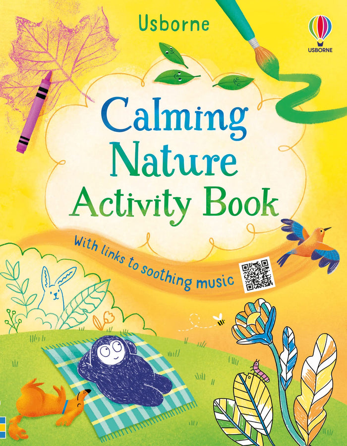 Calming Nature Activity Book by Alice James - Paperback cover
