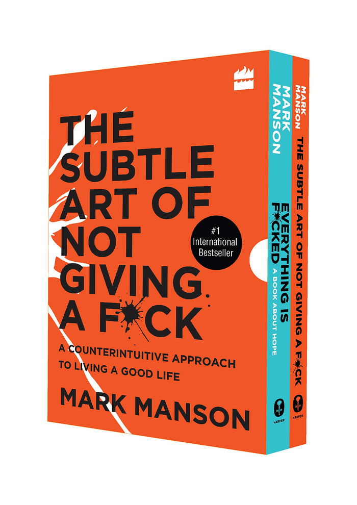 Everything is + subtle art (Mark Manson Box Set) (International Edition) by Mark Manson - Paperback cover