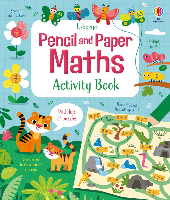 Pencil and Paper Maths (Maths Activity Books) by Eddie Reynolds - Paperback cover