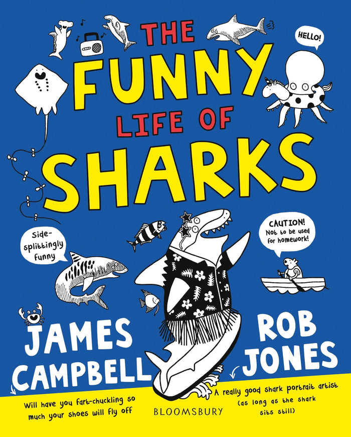 Funny Life Of Sharks by James Campbell - Paperback cover