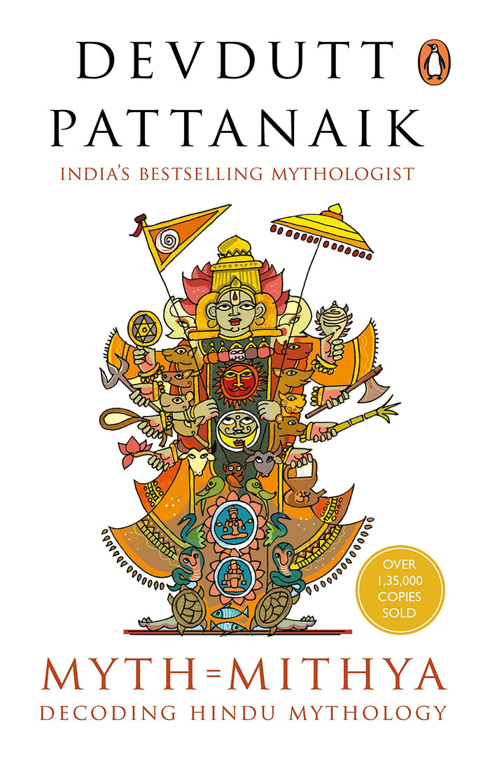Myth = Mithya: Decoding Hindu Mythology by Devdutt Pattanaik - Paperback cover