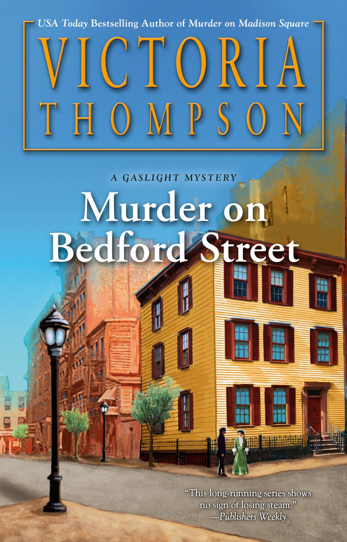 Murder on Bedford Street (A Gaslight Mystery) by Victoria Thompson - Paperback cover