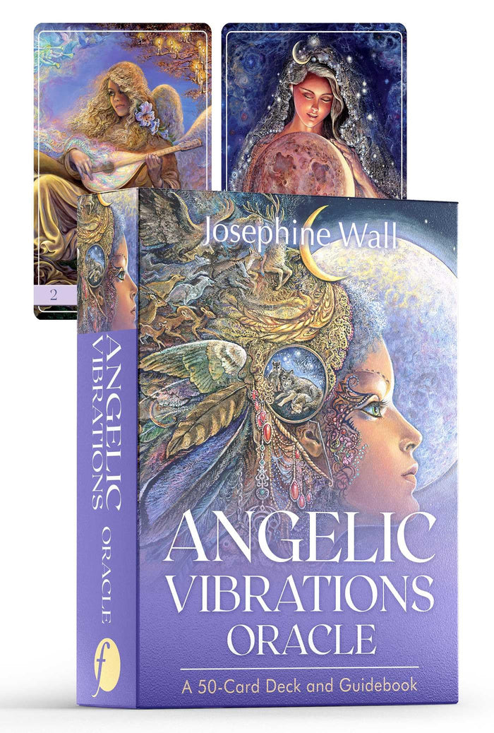 Angelic Vibrations Oracle: A 50-Card Deck and Guidebook by Josephine Wall - Cards cover