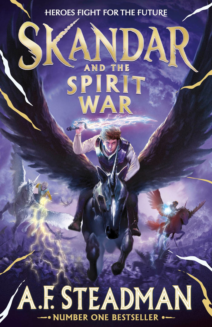 Skandar and the Spirit War by A. F. Steadman - Hardcover cover