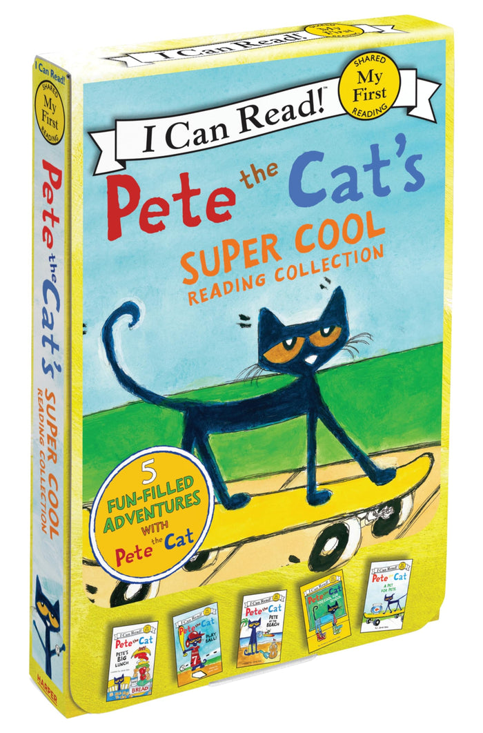 Pete the Cat's Super Cool Reading Collection: A Fun Set of Stories for Children (Ages 4-8) (My First I Can Read) by Kimberly Dean - Paperback cover