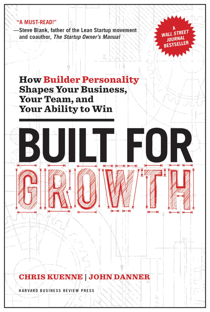 Built for Growth: How Builder Personality Shapes Your Business, Your Team, and Your Ability to Win by Chris Kuenne - Hardcover cover