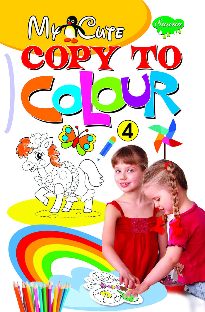 My Cute Copy to Colour 4 by Sawan - Paperback cover