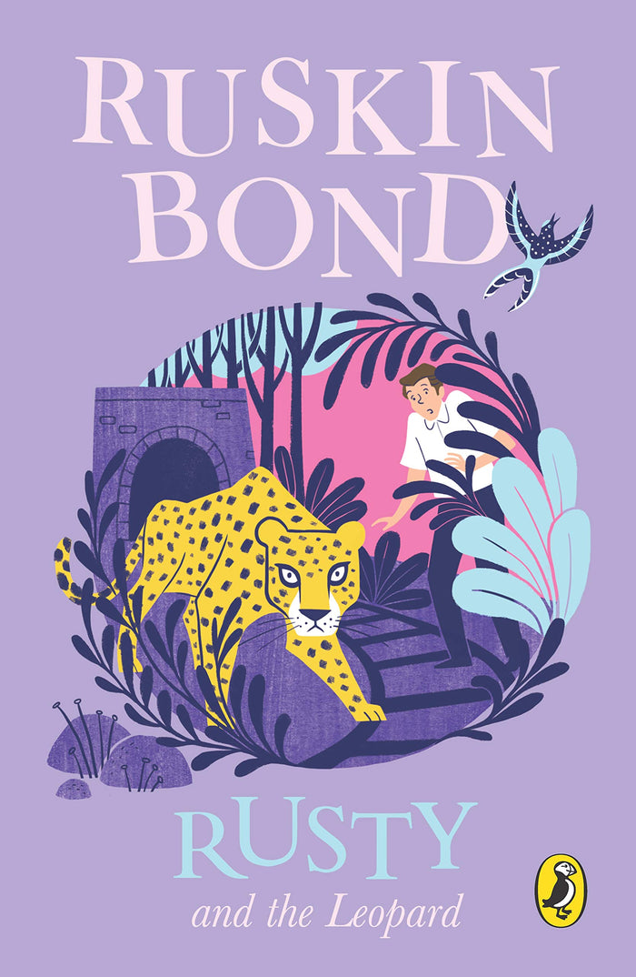 Rusty and the Leopard by Ruskin Bond - Paperback cover