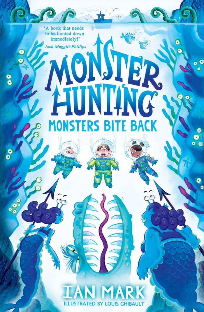 Monsters Bite Back by Illustrated by Louis Ghibault Ian Mark - Paperback cover