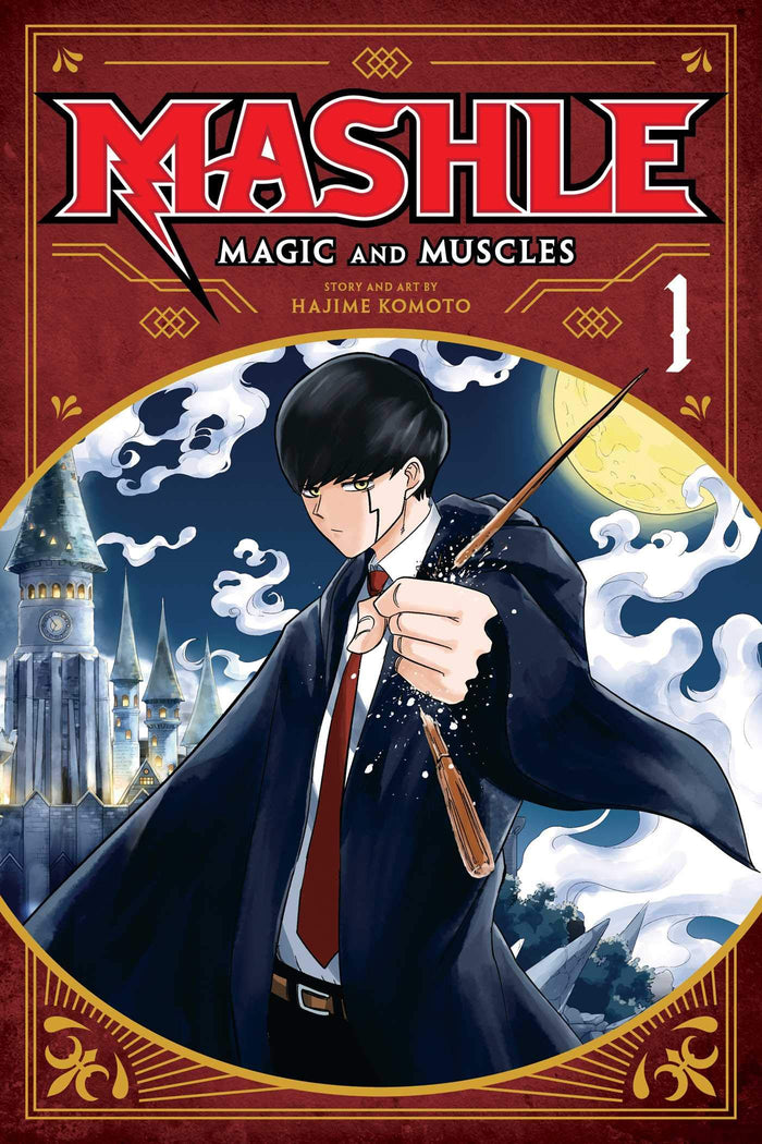 Mashle: Magic and Muscles, Vol. 1: Mash Burnedead And The Body Of The Gods by Hajime Komoto - Paperback cover