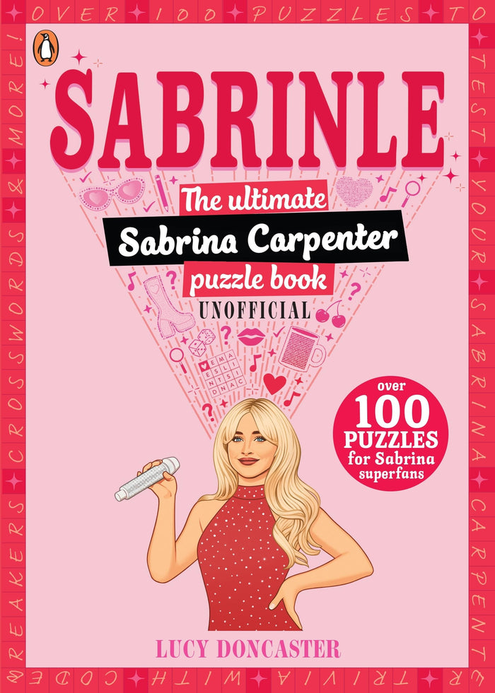 Sabrinle: The Ultimate Sabrina Carpenter Puzzle Book by Lucy Doncaster - Paperback cover