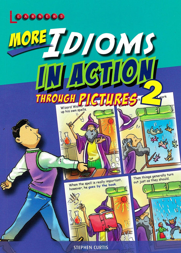 More Idioms in Action through Pictures 2 (English) by Stephen Curtis - Paperback cover