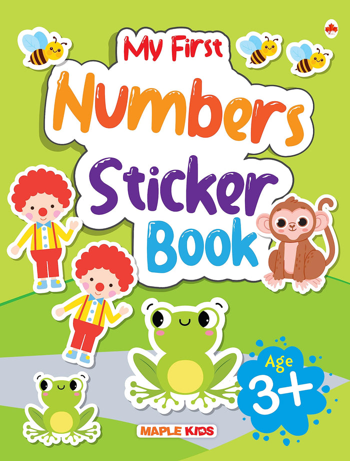 My First Sticker Book - Numbers - Activity Book for Kids with 100+ stickers - Age 3+ by Maple Press - Paperback cover
