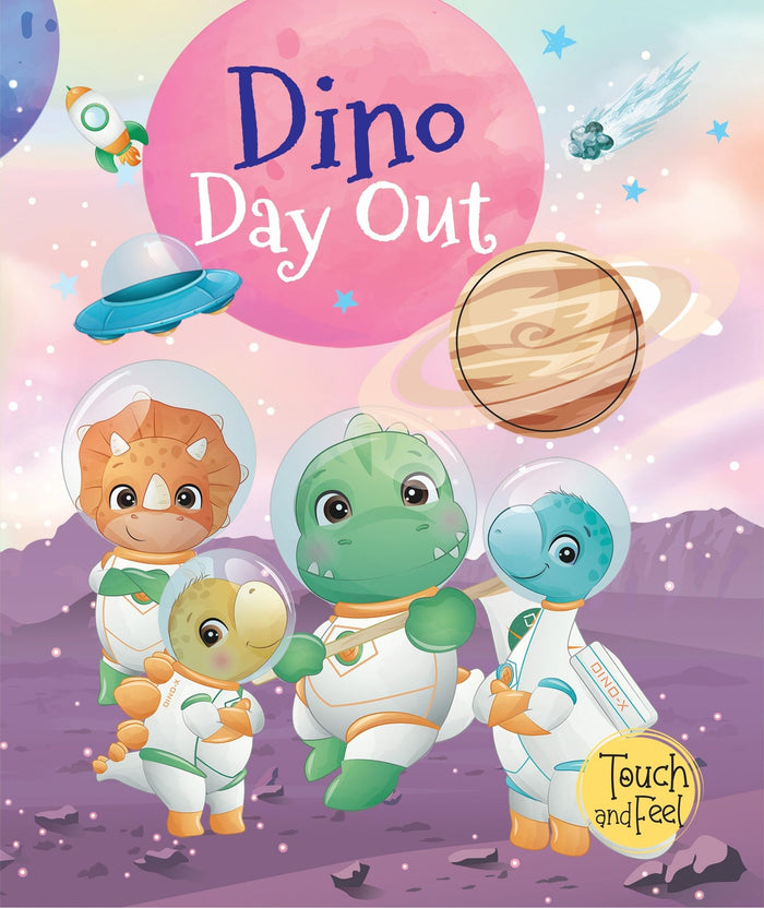 Dino Day Out: Touch and Feel (Touch and Feel Book) by Booktopus - Board Book cover