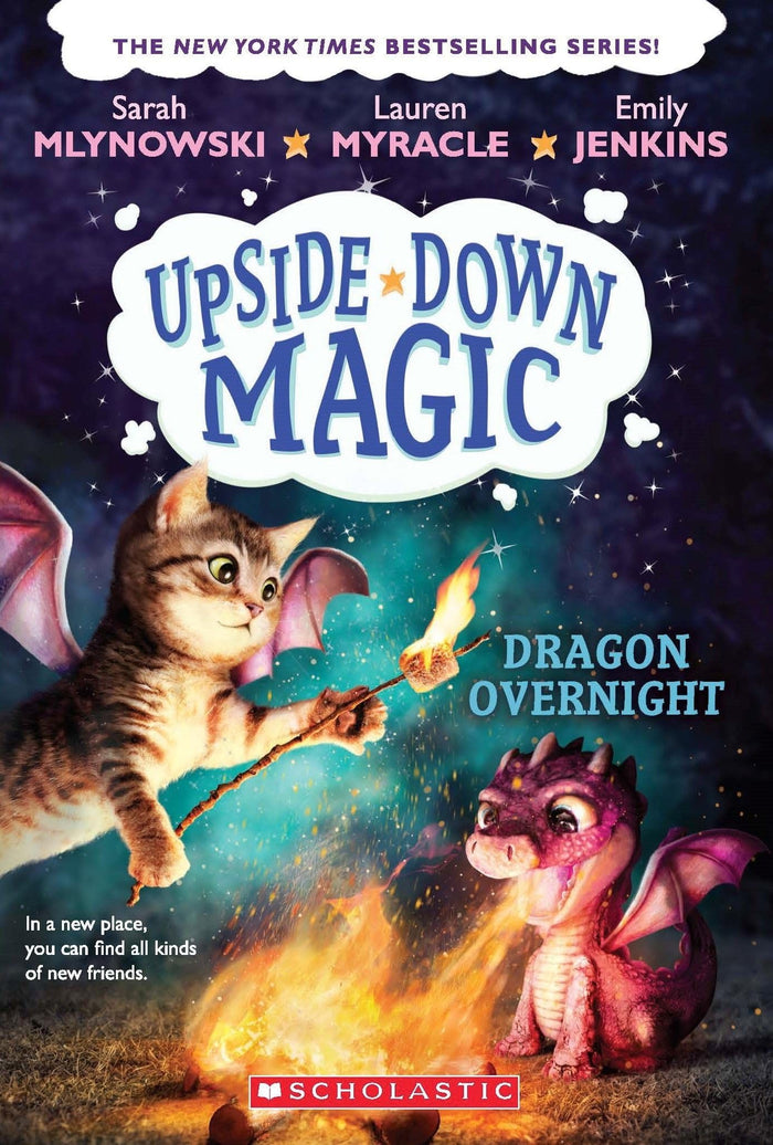 Upside Down Magic #4: Dragon Overnight by Lauren Myracle Sarah Mlynowski - Paperback cover