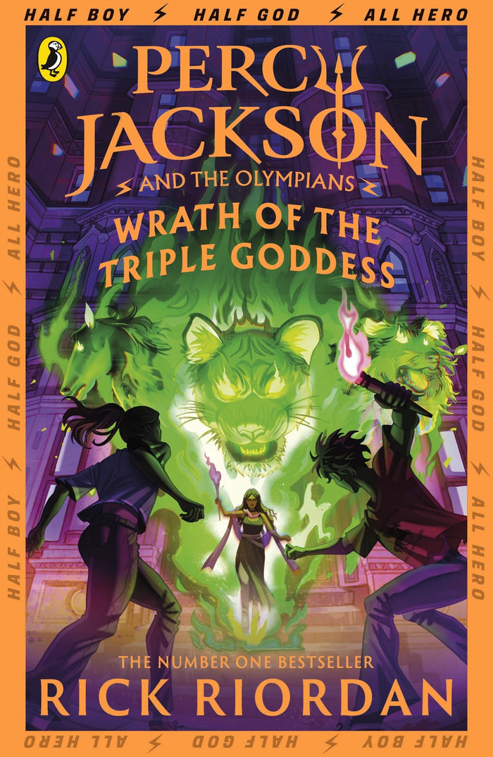 Percy jackson and the olympians: wrath of the triple goddess by Rick Riordan - Paperback cover