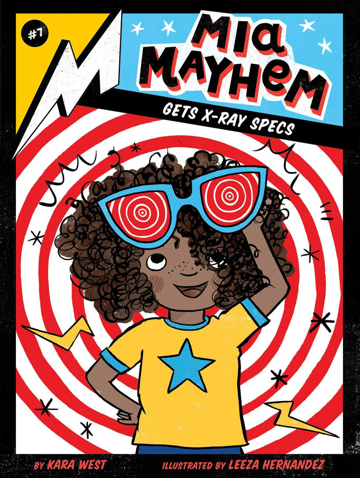 Mia Mayhem Gets X-Ray Specs by Kara West - Paperback cover