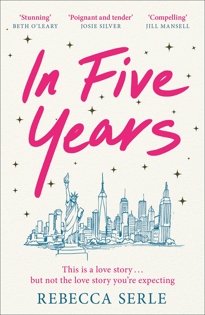 Front cover of the book 'In five years' by Rebecca Serle.