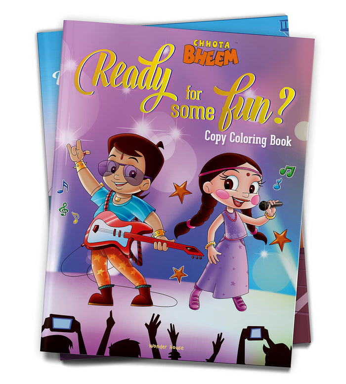 Chhota Bheem - Ready For Some Fun: Copy Coloring Book For Kids by Wonder House Books - Paperback cover