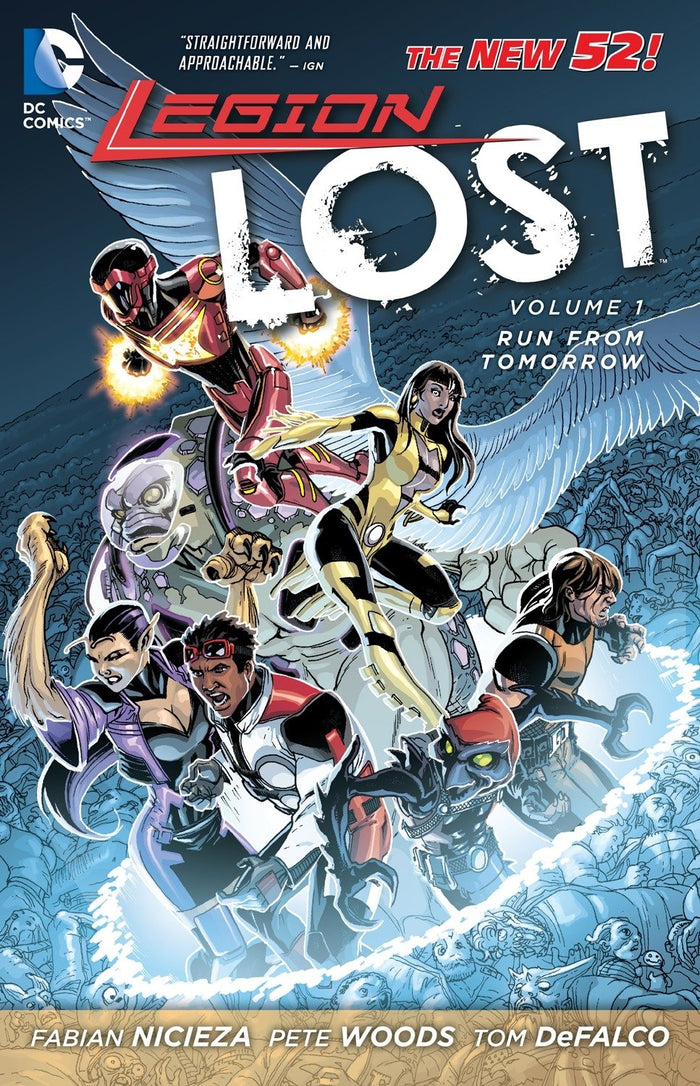 Legion Lost Vol. 1: Run From Tomorrow (The New 52) by Fabian Nicieza - Paperback cover