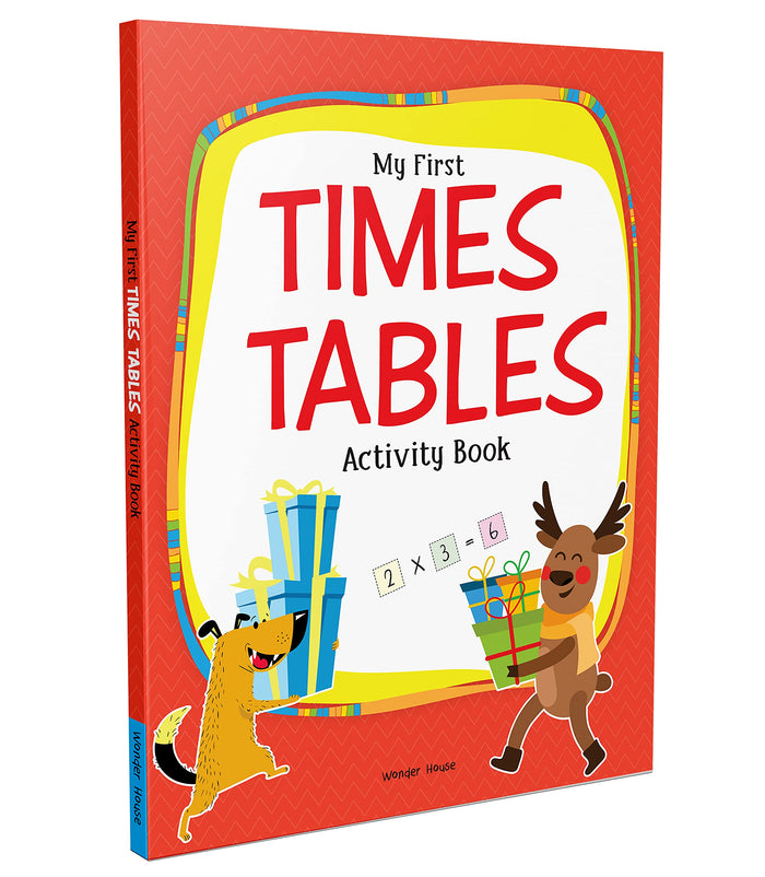 My First Times Tables Activity Book : Multiplication Tables From 1 - 20 with Fun and Easy Math Activities for Children by Wonder House Books - Paperback cover