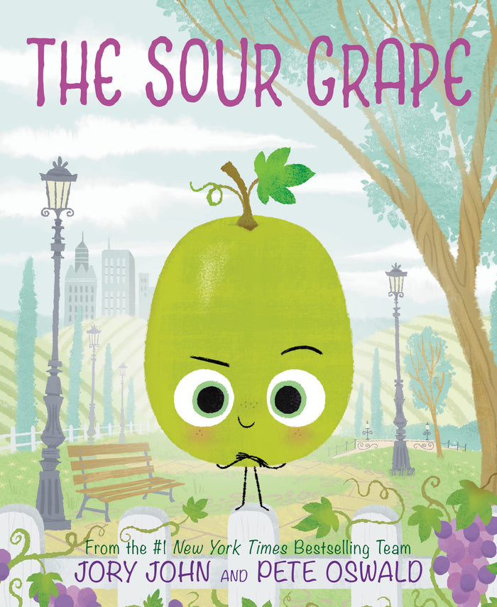 The Sour Grape: A Story About Grudges, Friendship, and Forgiveness (The Food Group) by Jory John - Paperback cover
