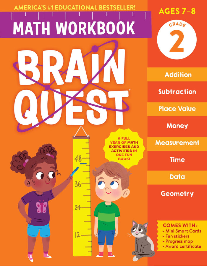 Brain Quest Math Workbook: 2nd Grade by Workman Publishing - Paperback cover