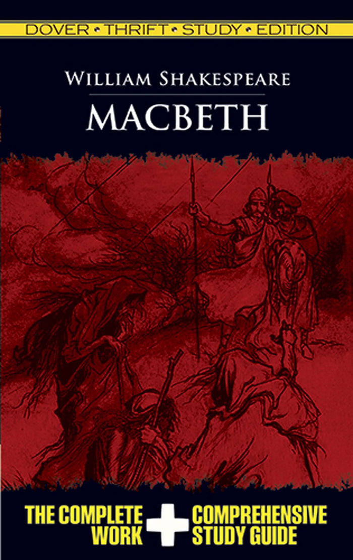 Macbeth (Dover Thrift Study Edition) by William Shakespeare - Paperback cover