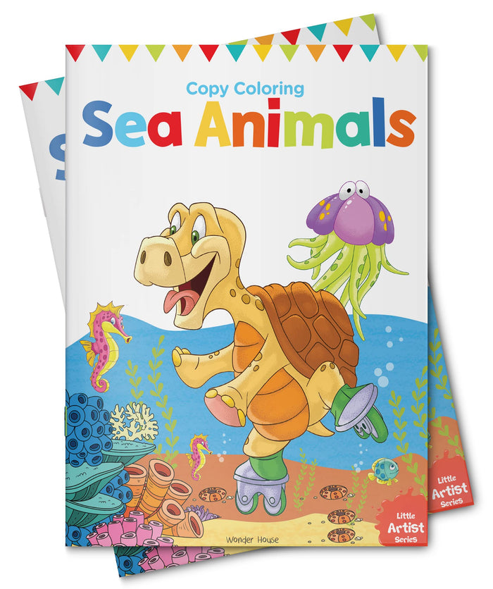 Sea Animals (Little Artist Series) by Wonder House Books - Paperback cover