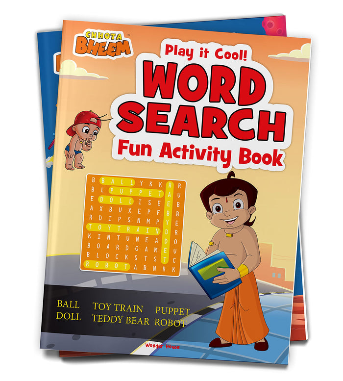Chhota Bheem - Play It Cool! Word Search : Fun Activity Book by Wonder House Books - Paperback cover