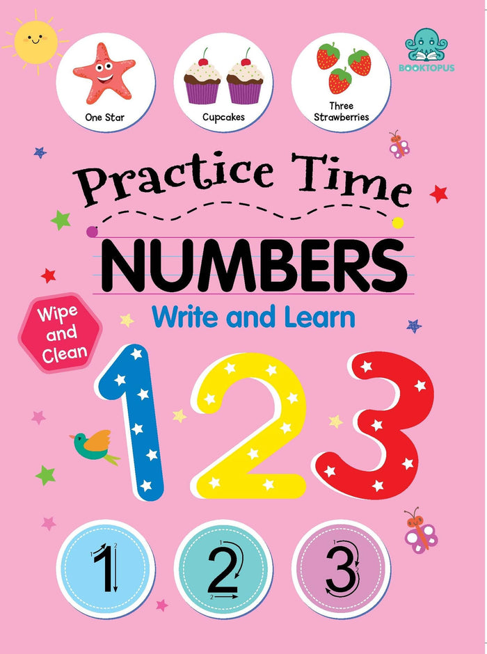 Let's Practice Wipe n Clean Numbers (Wipe n Clean Books) by Booktopus - Paperback cover