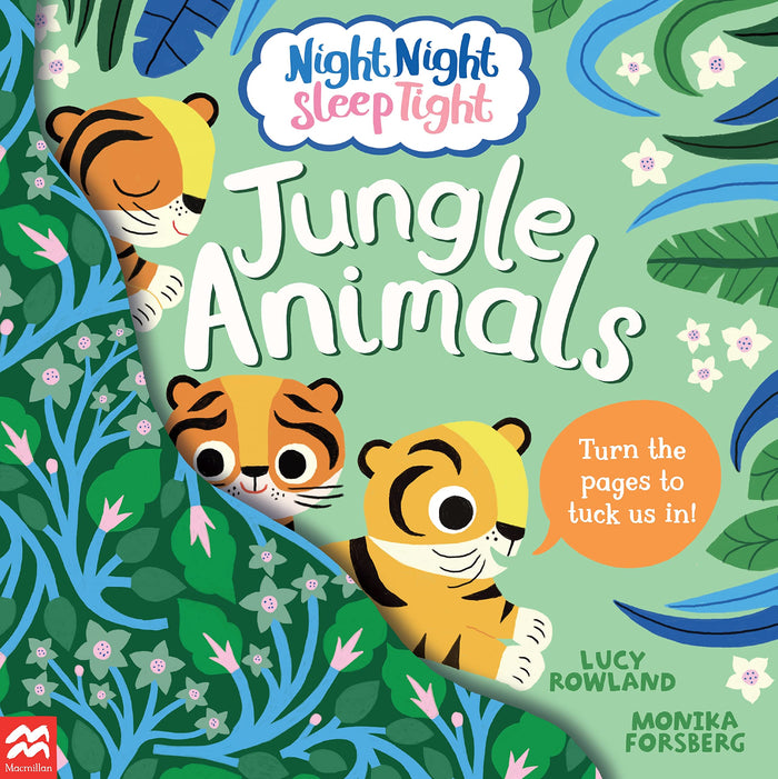 Night Night Sleep Tight: Jungle Animals by Lucy Rowland - Paperback cover