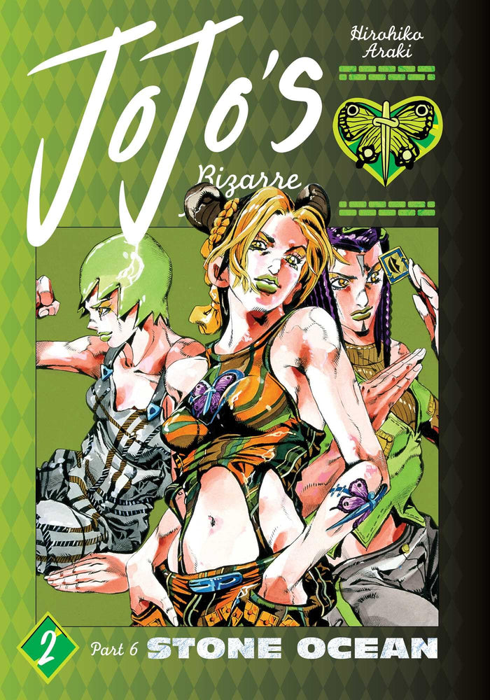 JoJo's Bizarre Adventure: Part 6--Stone Ocean, Vol. 2 by Hirohiko Araki - Hardcover cover