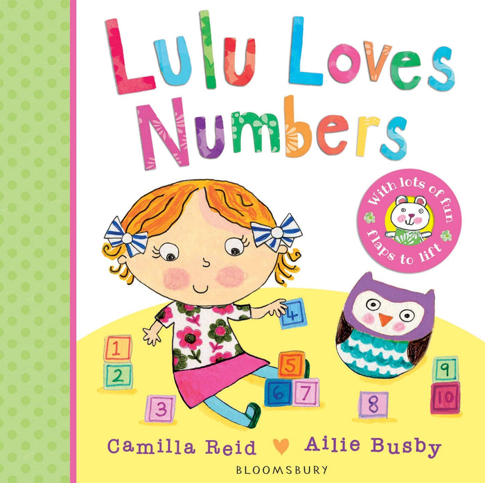 Lulu Loves Numbers by Camilla Reid - Board Book cover