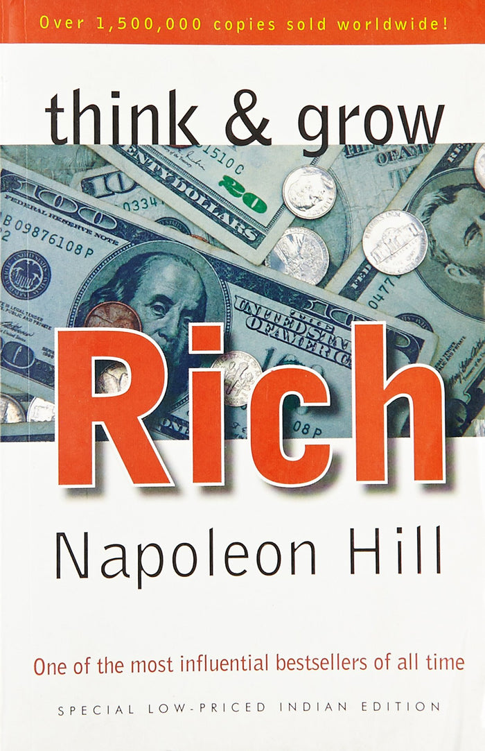 Think and Grow Rich by Napoleon Hill - Paperback cover