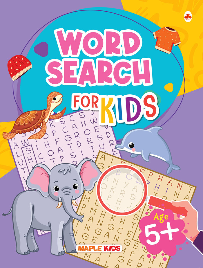Word Search Activity Book for Kids by Maple Press - Paperback cover