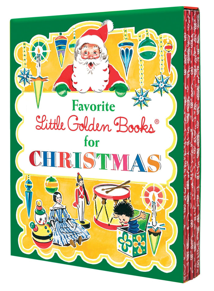 Favorite Little Golden Books for Christmas 5-Book Boxed Set: The Animals' Christmas Eve; The Christmas Story; The Little Christmas Elf; The Night ... The Poky Little Puppy's First Christmas - Hardcover cover
